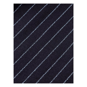 Scotch & Soda - Gestreifte Hose mit weitem Bein | Marineblau