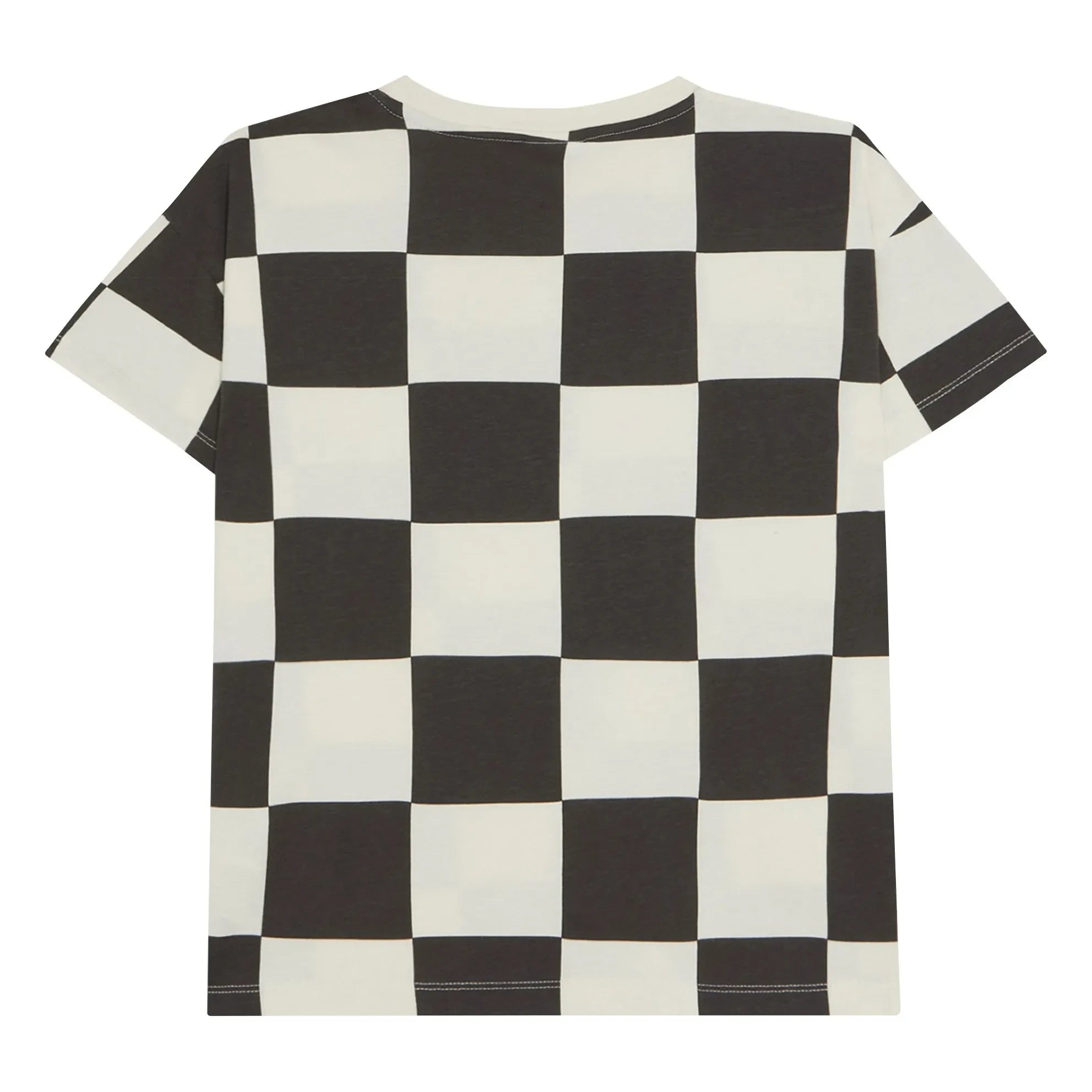 The Campamento - Damier Tişört | Ecru