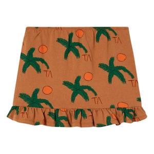 The Animals Observatory - Ferret Falda de jersey con palmera | Caramelo