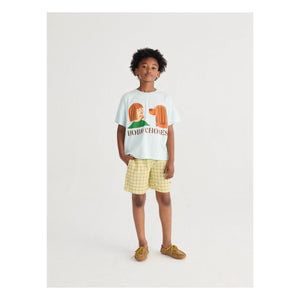 Bobo Choses - Bio-Baumwolle karierte Shorts | Gelb
