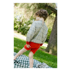 Bayiri - Pantalones cortos Explorer de algodón orgánico | Rojo