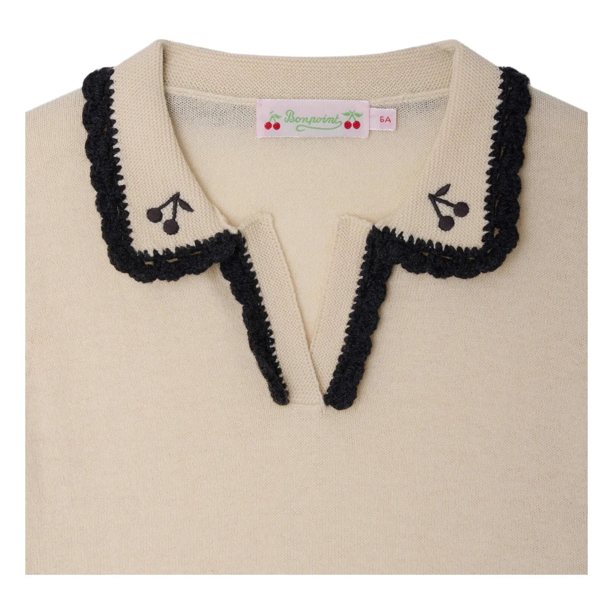 Bonpoint - Polo de lana Lisette | Crudo