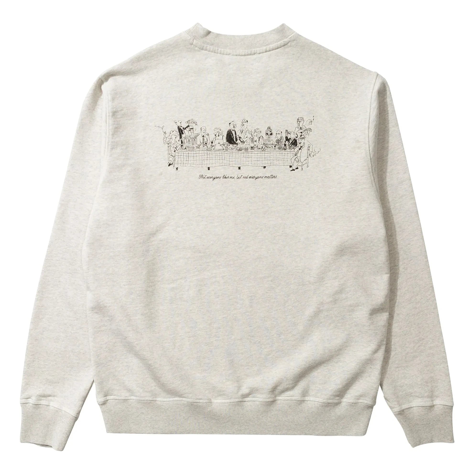 Edmmond Studios - Pamuklu Bisiklet Yaka Sweatshirt | Krem