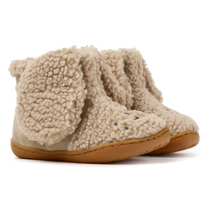 Camper - Twins Rabbit Sherpa Ayakkabı Botlar | Bej