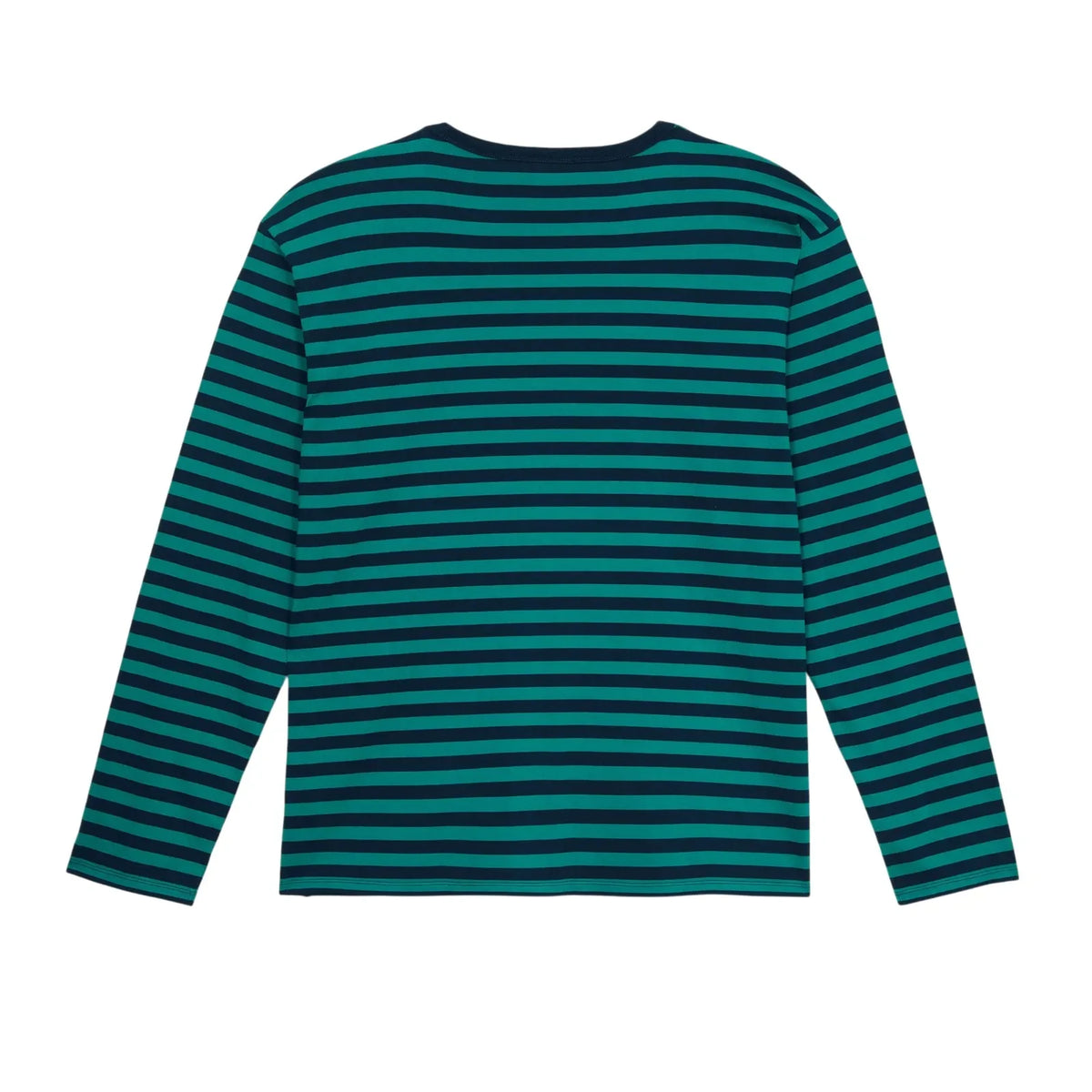 Smallable Man - Camiseta de algodón orgánico a rayas Silas | Verde bosque