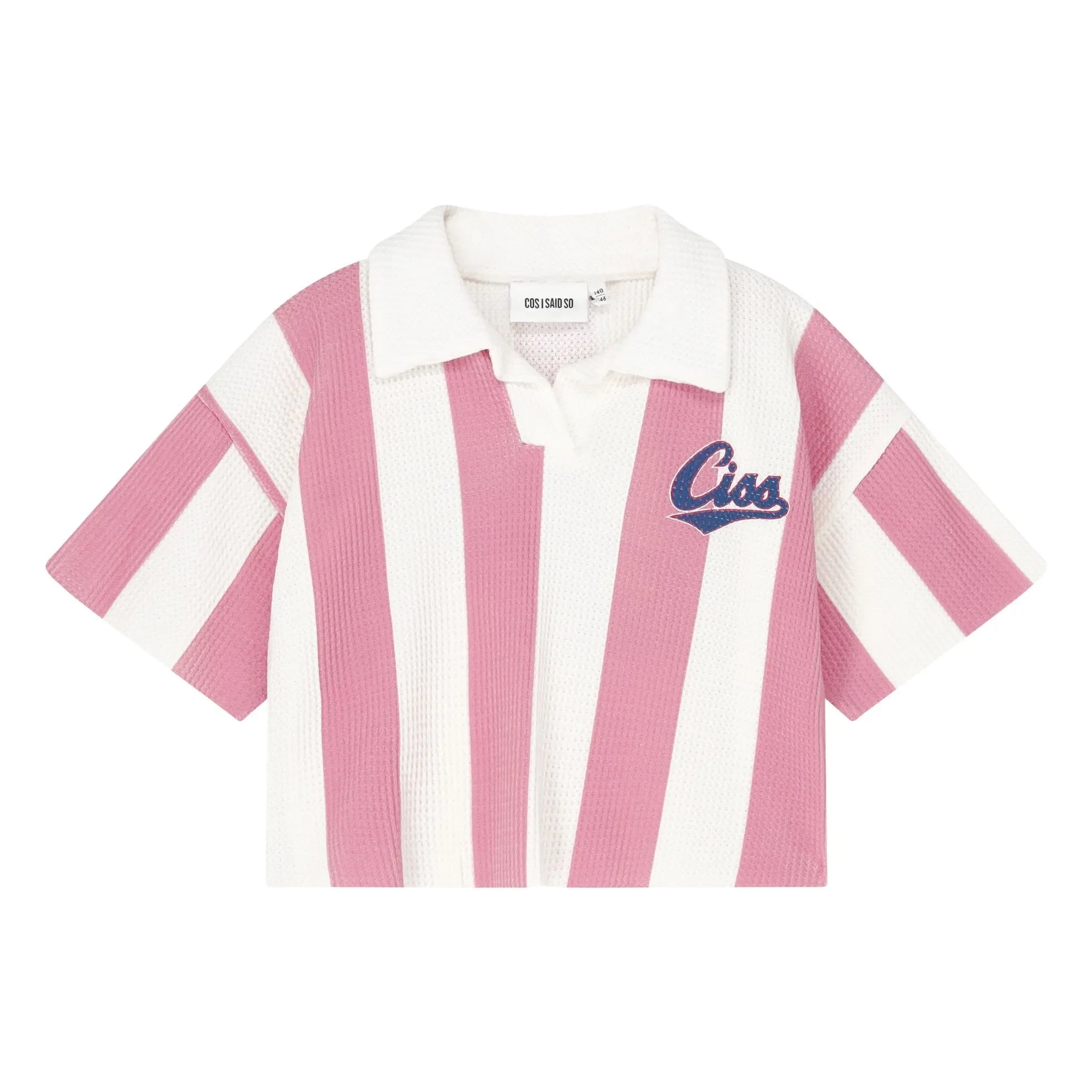 Cos I Said So - Ciss Çizgili Polo Tişört | Pembe