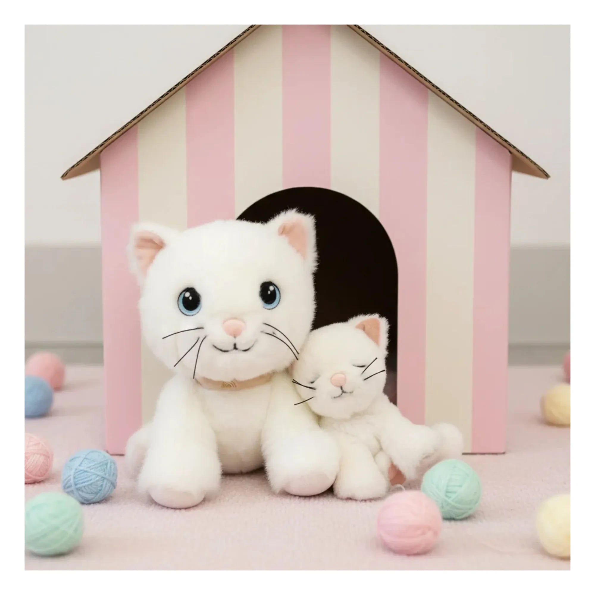 Olli Ella - Kiki Baby Cat Plush | White