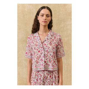 Louise Misha - Louka organik pamuk pijama | Pembe