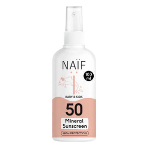Naïf Natural Skincare - SPF50 Baby and Kids Sunscreen Spray - 100 ml