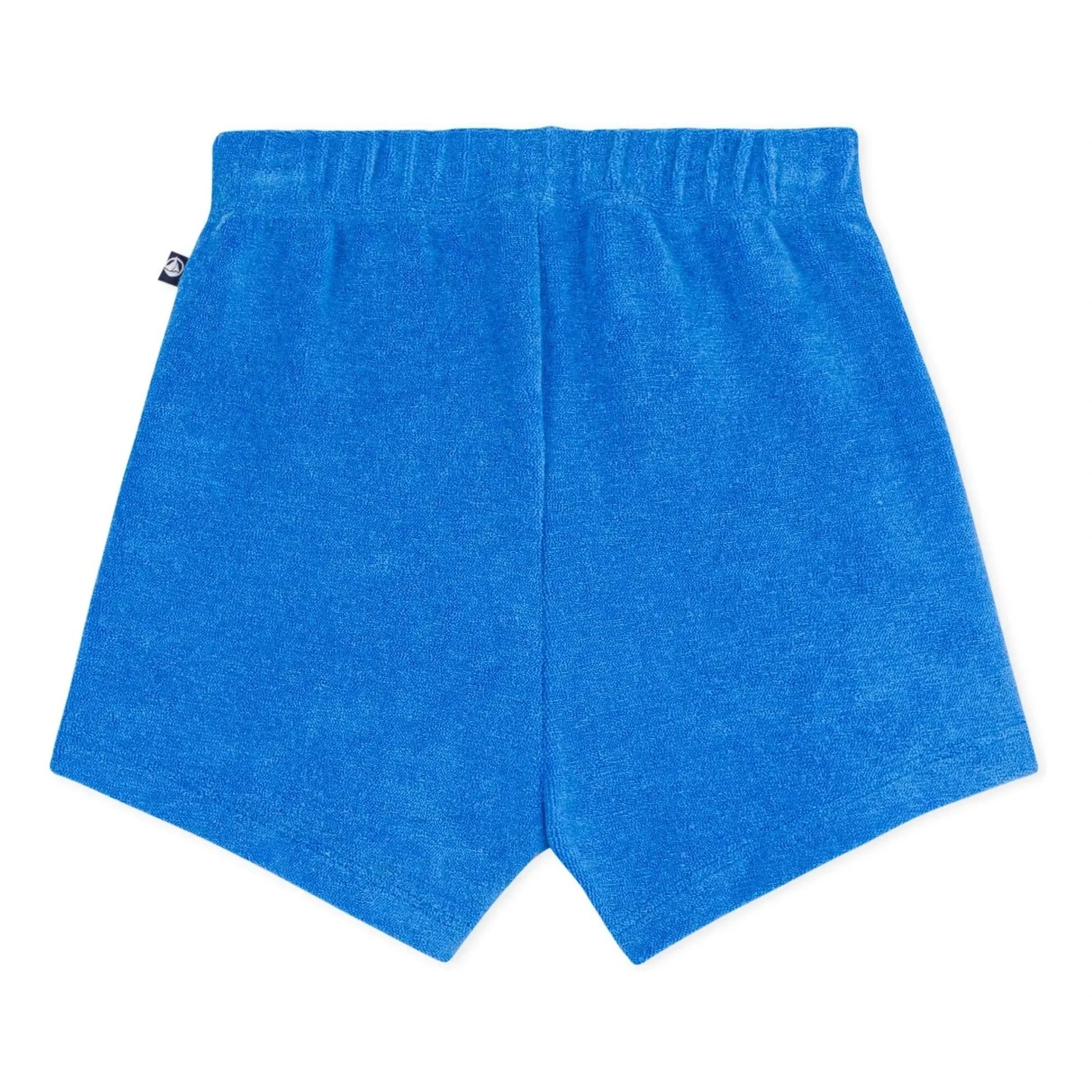 Petit Bateau - Uni terry şort | Royal mavi