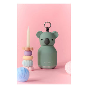 Asobu - Mini botella de acero inoxidable Koala | Gris