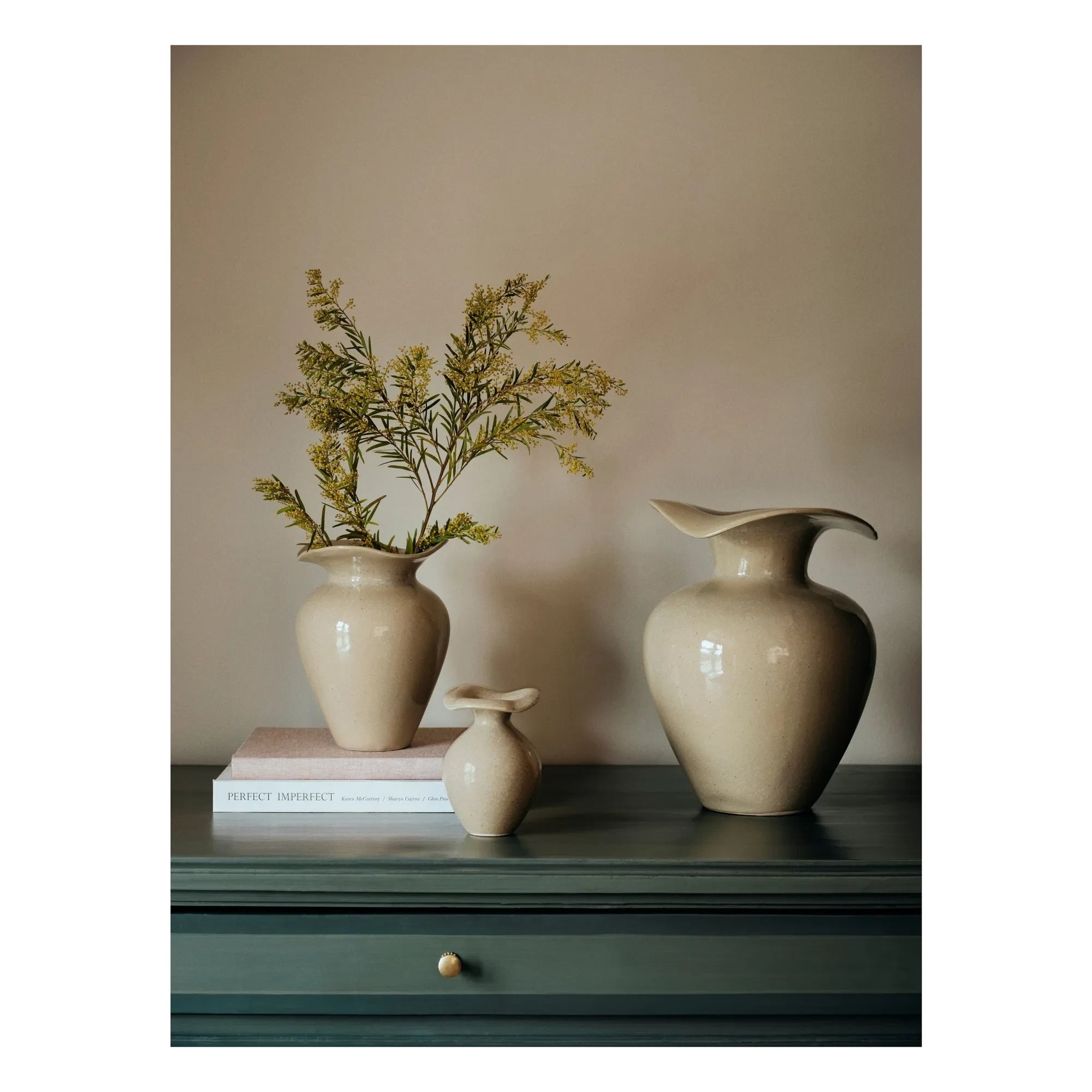 Broste Copenhagen - Florentina Vase | Beige