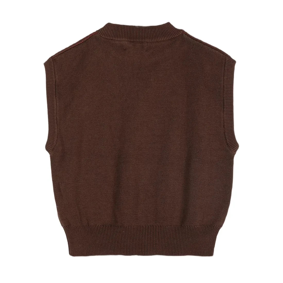 Bobo Choses - Jersey de jacquard de algodón orgánico | Marrón oscuro