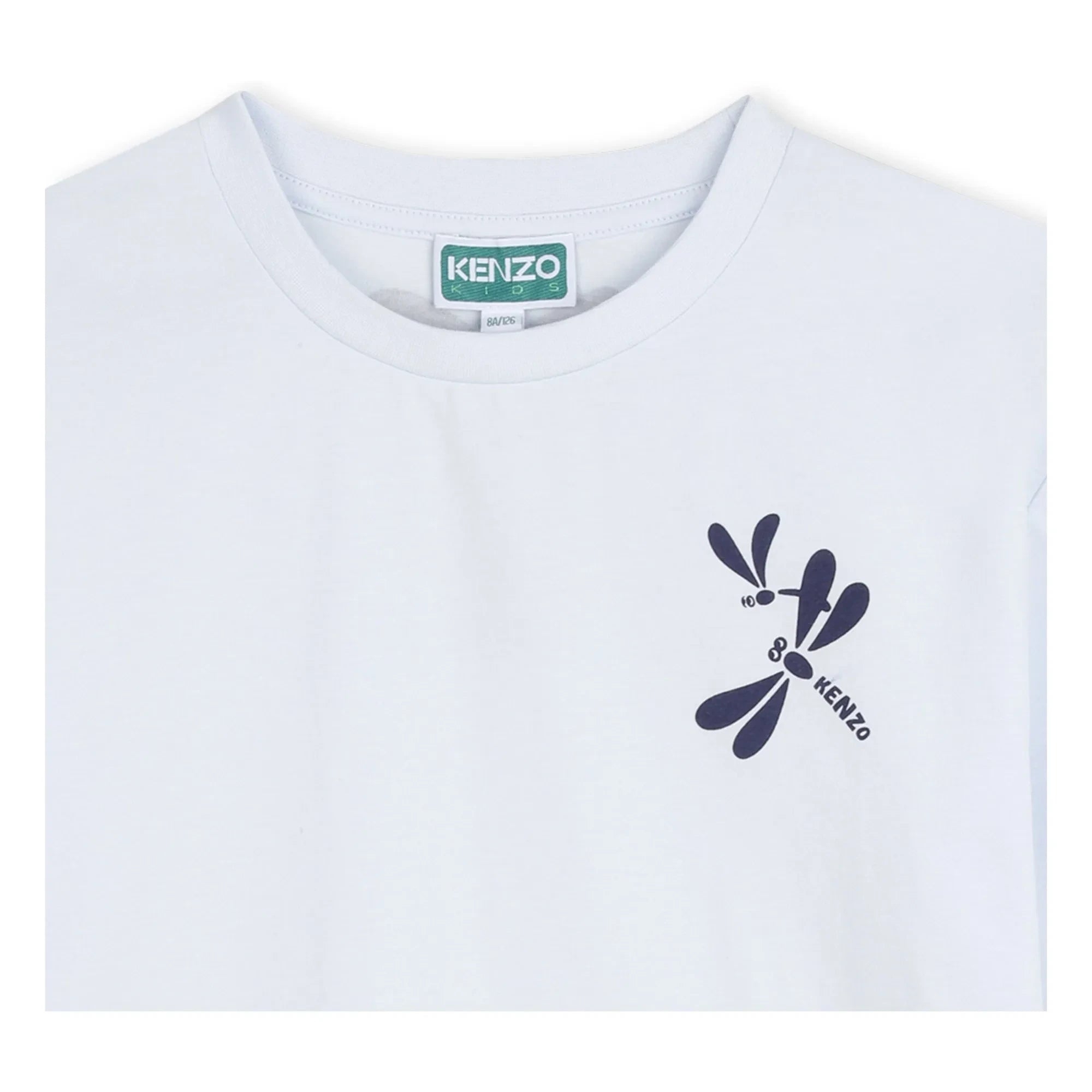 Kenzo - Kenzo Garden Libellule Tişört | Beyaz