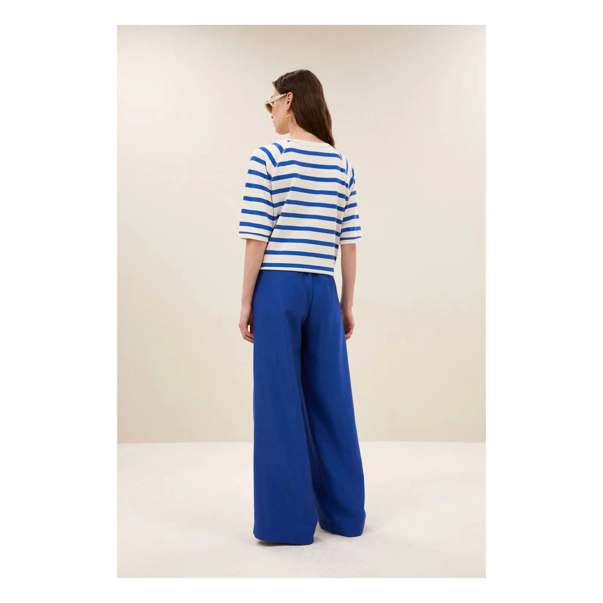 By Bar - Marinière Neva Bio-Baumwoll T-Shirt | Azurblau