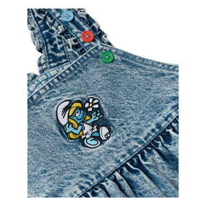 Goldie + Ace - Vestido Vaquero - Goldie + Ace x Pitufos | Azul