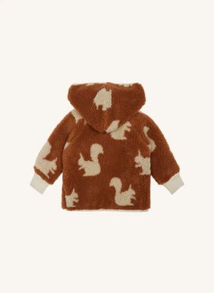 Emile et Ida - Baby Squirrels Sherpa Kaban | Kahverengi
