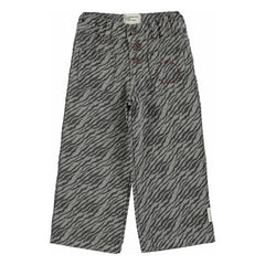 Piupiuchick - Gri Geniş Paça Zebra Pantolon