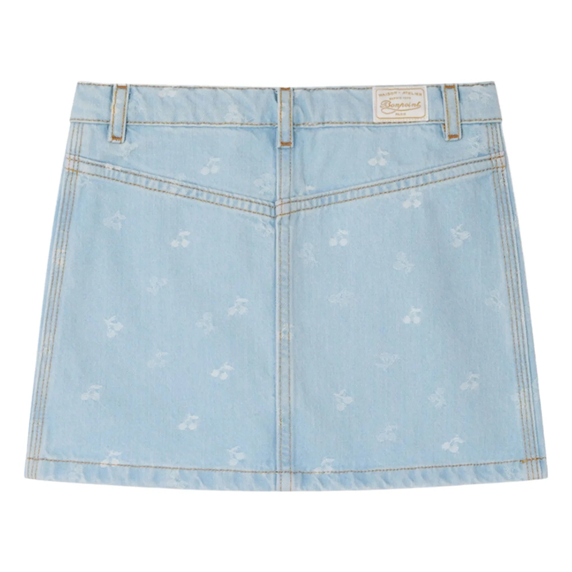 Bonpoint - Tison Cerises Jeansrock | Hellblau