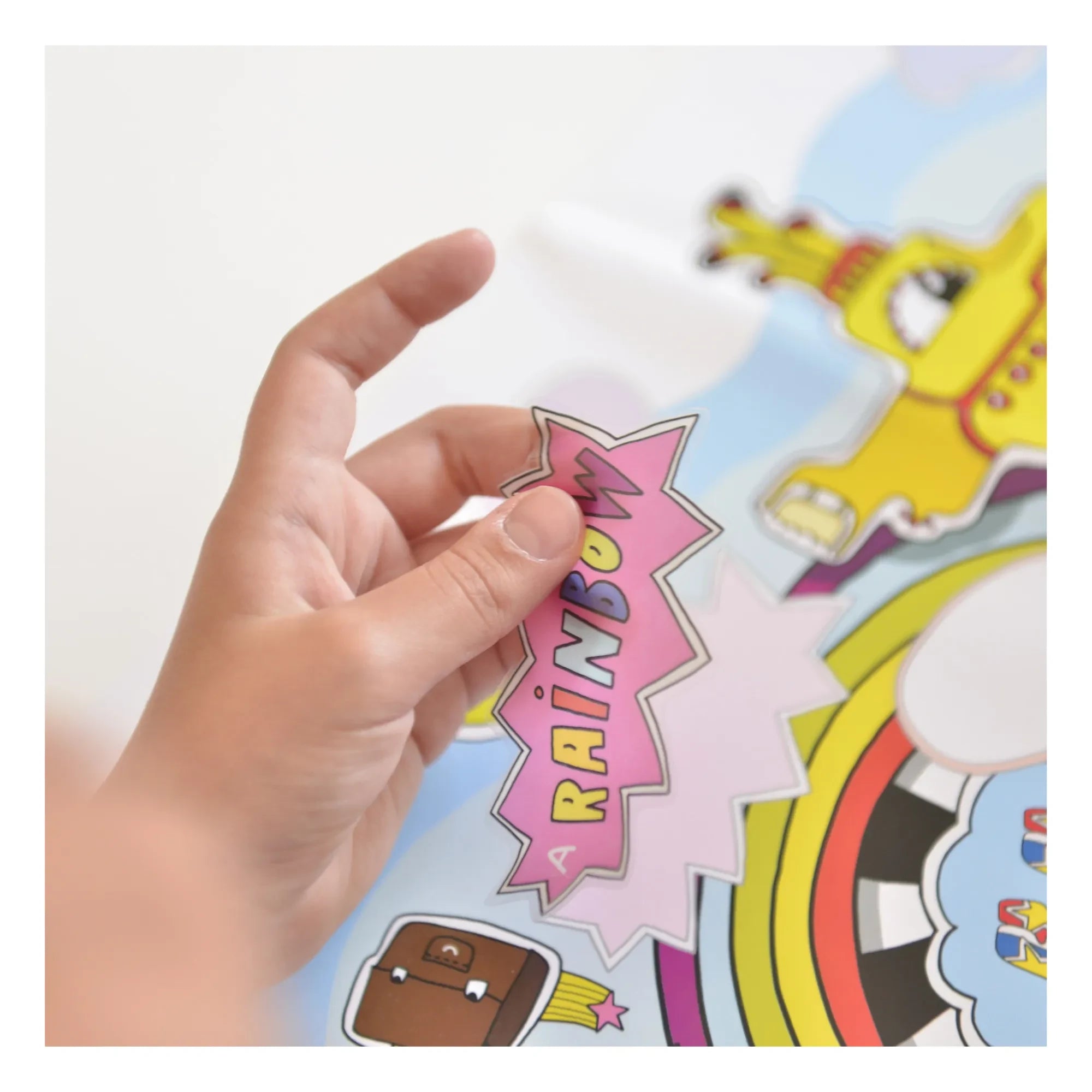 Poppik - Póster con pegatinas 100% en inglés