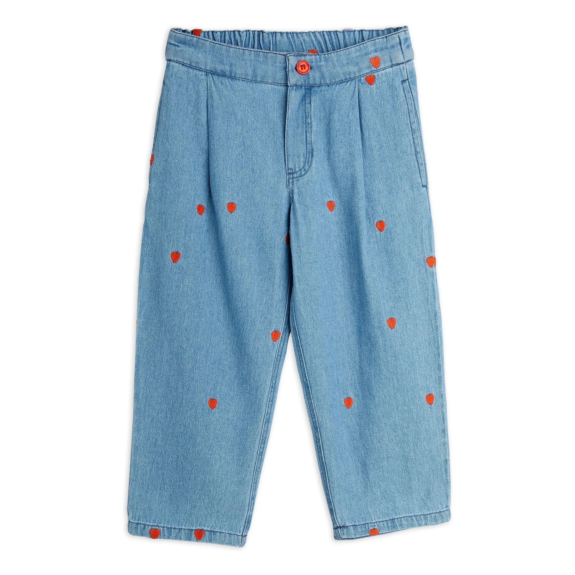 Mini Rodini - Straight Jean Mini Kalpler Organik Pamuk | Denim