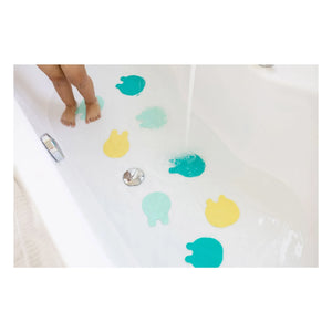 Quut - Alfombrillas de baño Grippi - Juego de 8 unidades | Amarillo