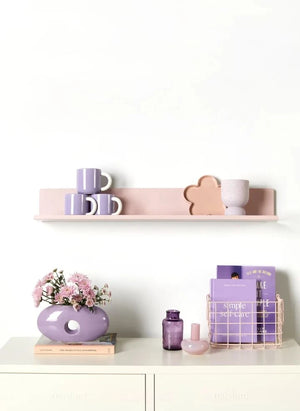Mustard Made - Ledge Metal Duvar Rafı | Blush
