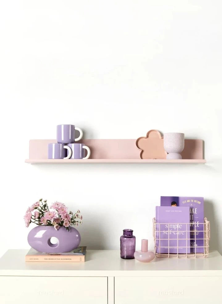 Mustard Made - Ledge Metal Duvar Rafı | Blush
