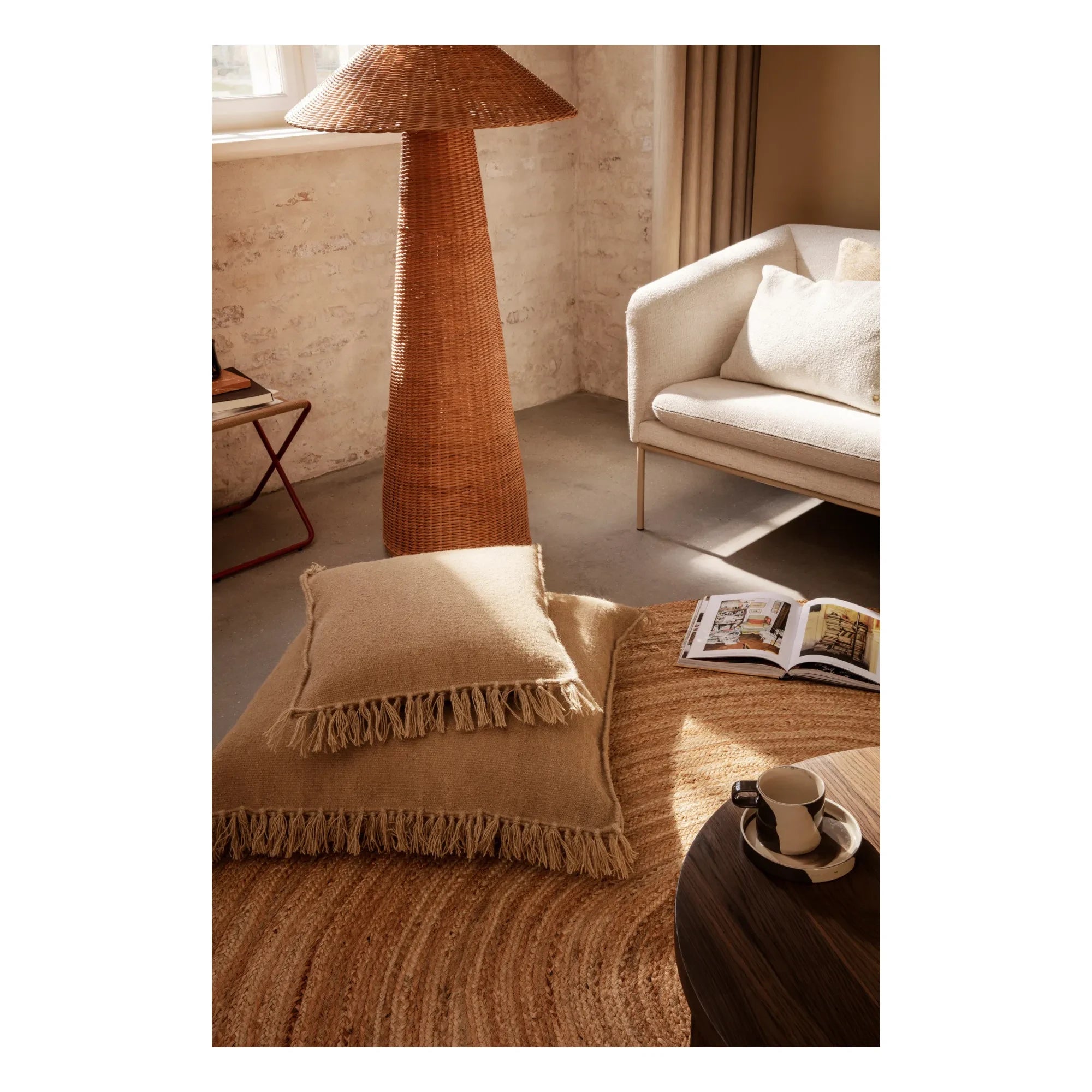 Ferm Living - Dou Rattan Lamba