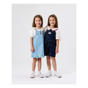 Goldie + Ace - Vestido de mezclilla Strawberry | Azul
