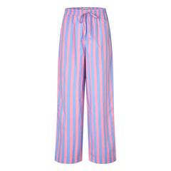 Lollys Laundry - Rita Gestreifte Baumwollhose | Blau