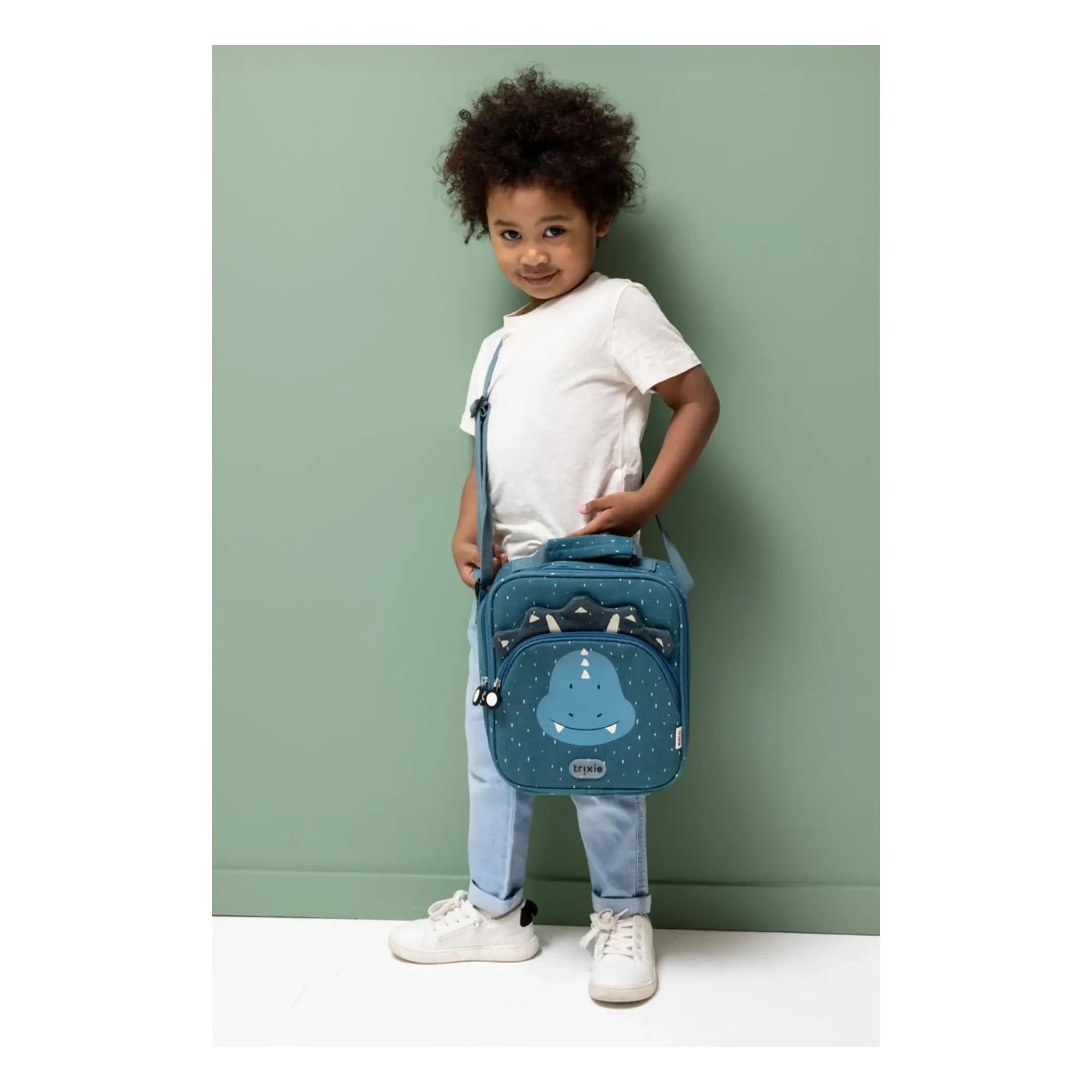 Trixie - Mr. Triceratops Insulated Lunch Bag | Blue
