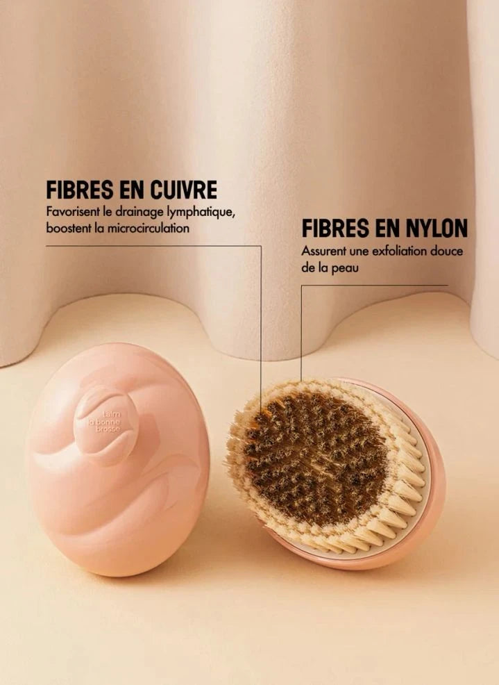 La Bonne Brosse - The Talm Vücut Fırçası x La Bonne Brosse No. 01 - Hassas Ciltler İçin | Pudra pembesi