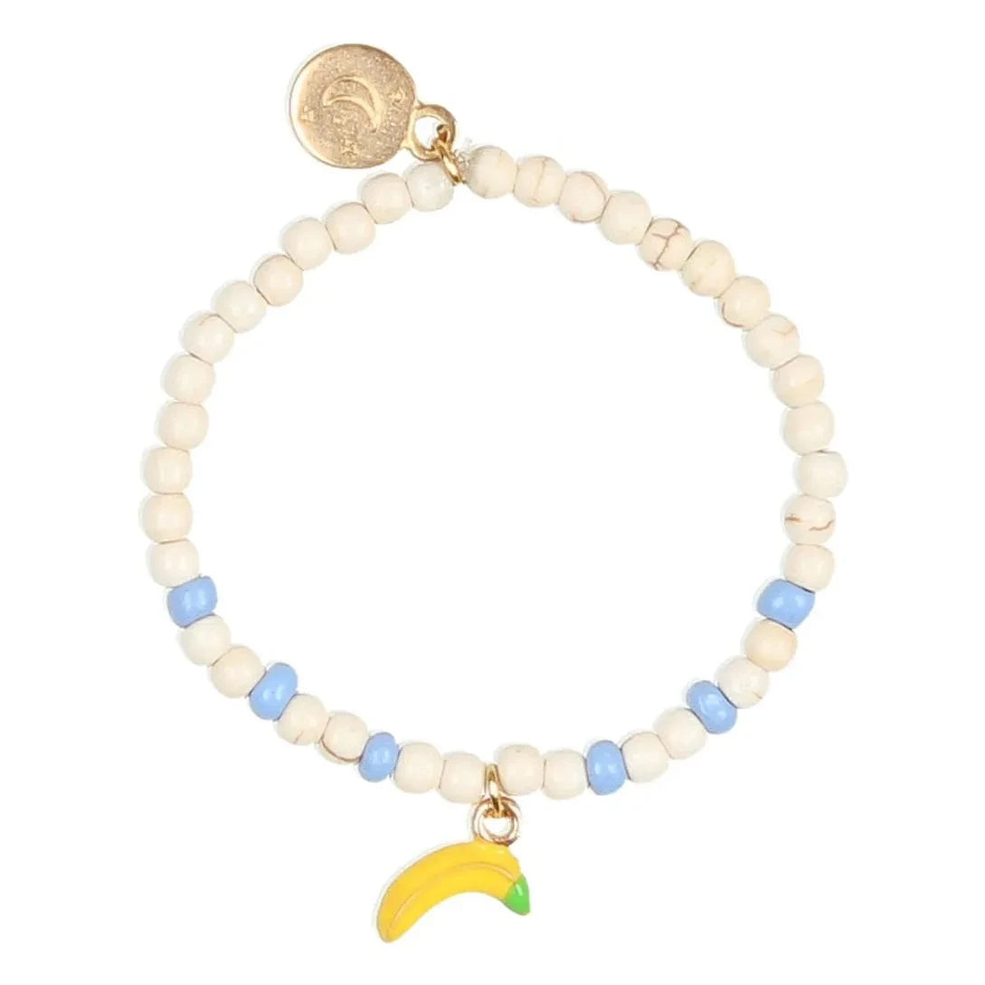 Búho - Pulsera de plátano | Amarillo