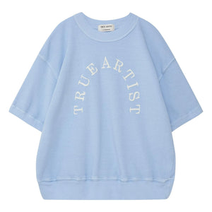 True Artist - Short Sleeve Sweatshirt No.12 Organic Cotton | Light Blue