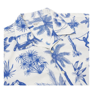Universal Works - Chemise Camp Jungle Toile Hemd | Weiß