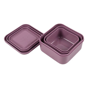 Trixie - Mrs. Peacock 3-Piece Snack Boxes | Purple