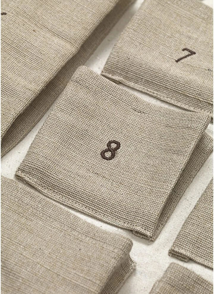 Ferm Living - Organik pamuktan Çam Advent takvimi