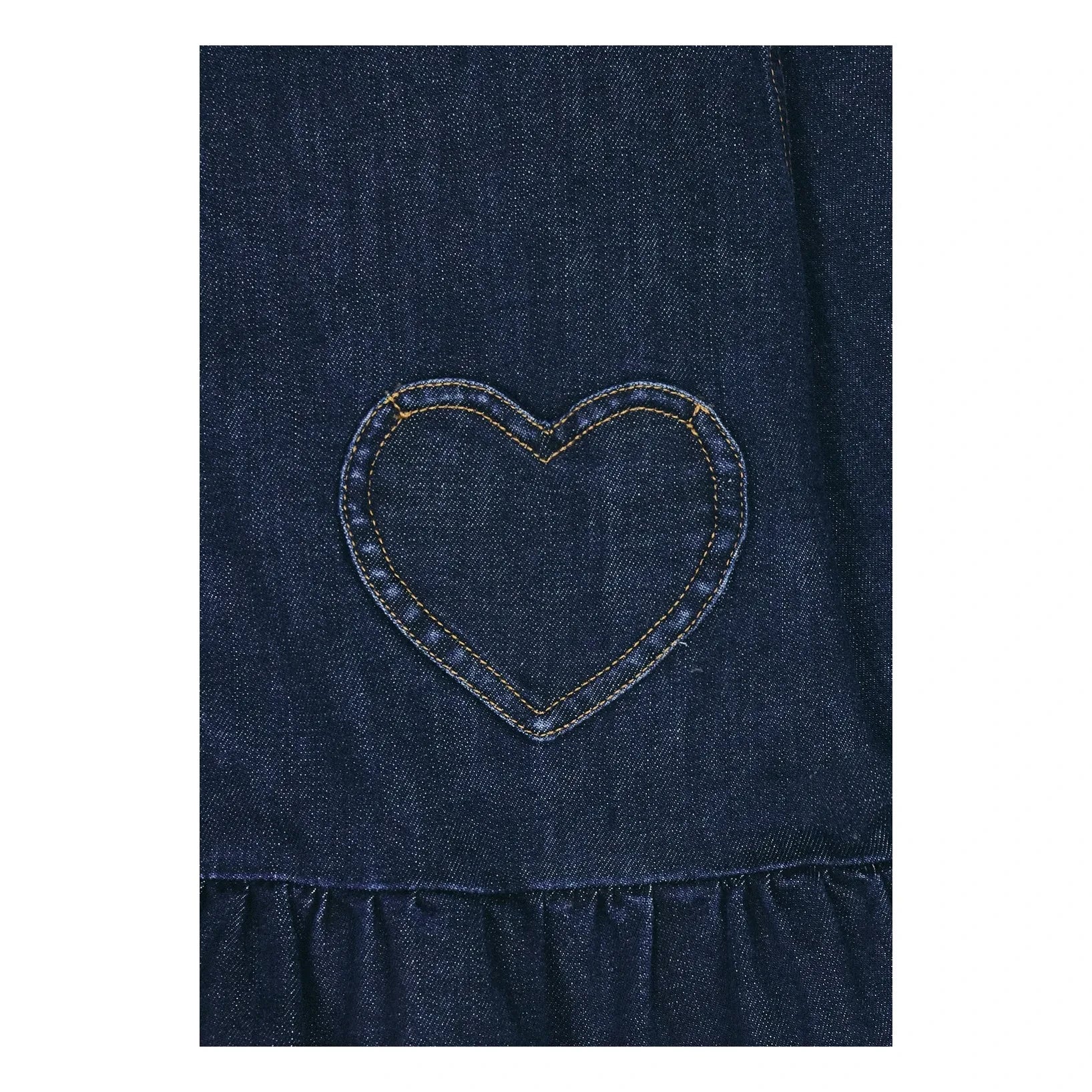 Mipounet - Camisa vaquera Love | Azul oscuro