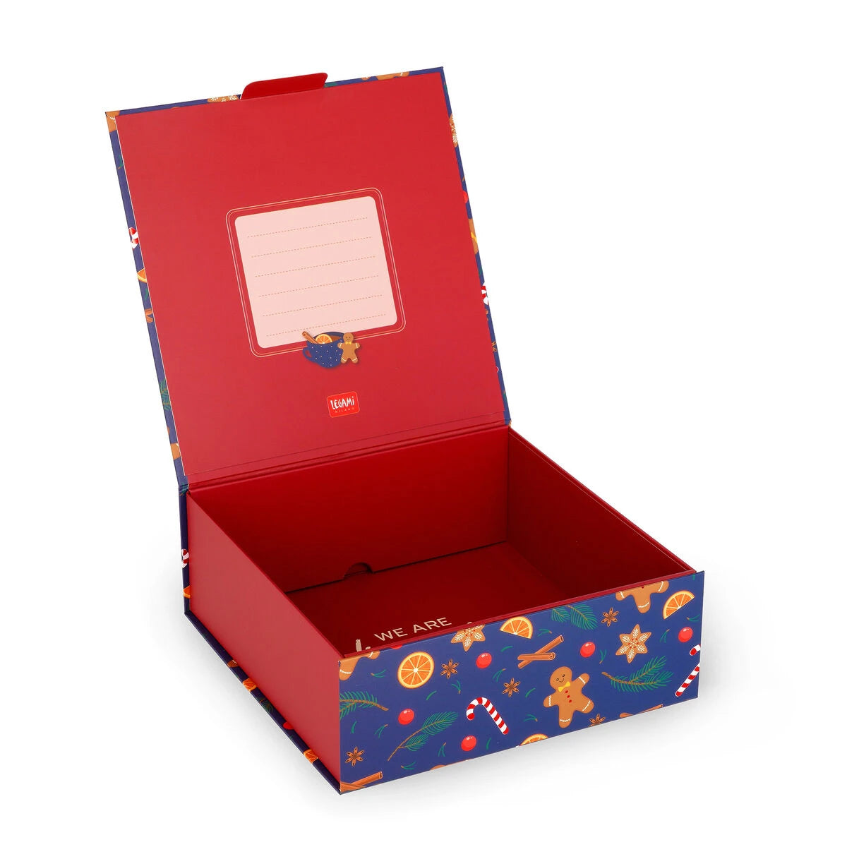 Legami - Medium Noel Gift Box - Gingerbread - Retail Box