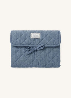 Editions Aimable - Marcel nomad Bett | Blaues Chambray