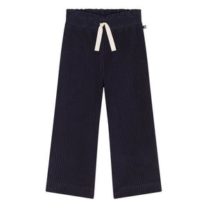 Petit Bateau - Kadife Geniş Paça Pantolon | Lacivert
