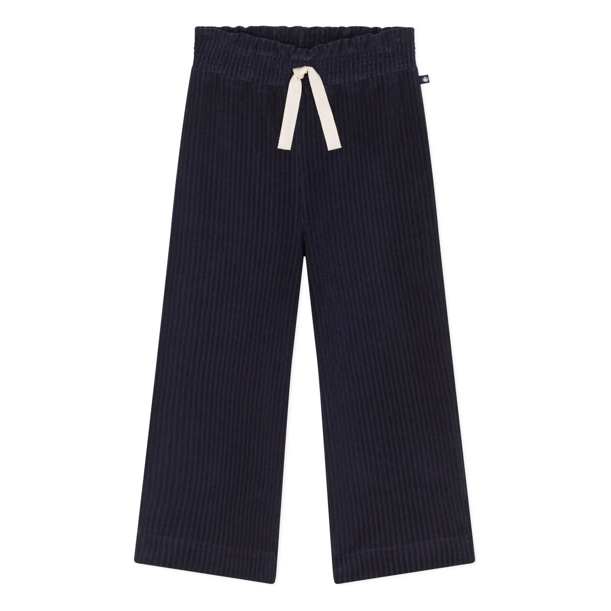 Petit Bateau - Kadife Geniş Paça Pantolon | Lacivert