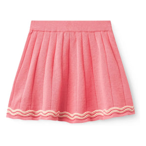 Copenhagen Colors - Tennis Skirt Organic Cotton Knit | Powder Pink