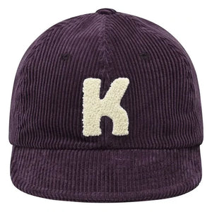 Kappy - Gorra de terciopelo con logo | Morado