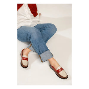 Lachoix - Penny Tricolor Loafer | Kahverengi