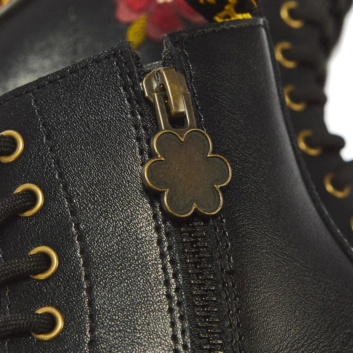 Dr Martens - 1460 J Botas con cordones florales | Negro