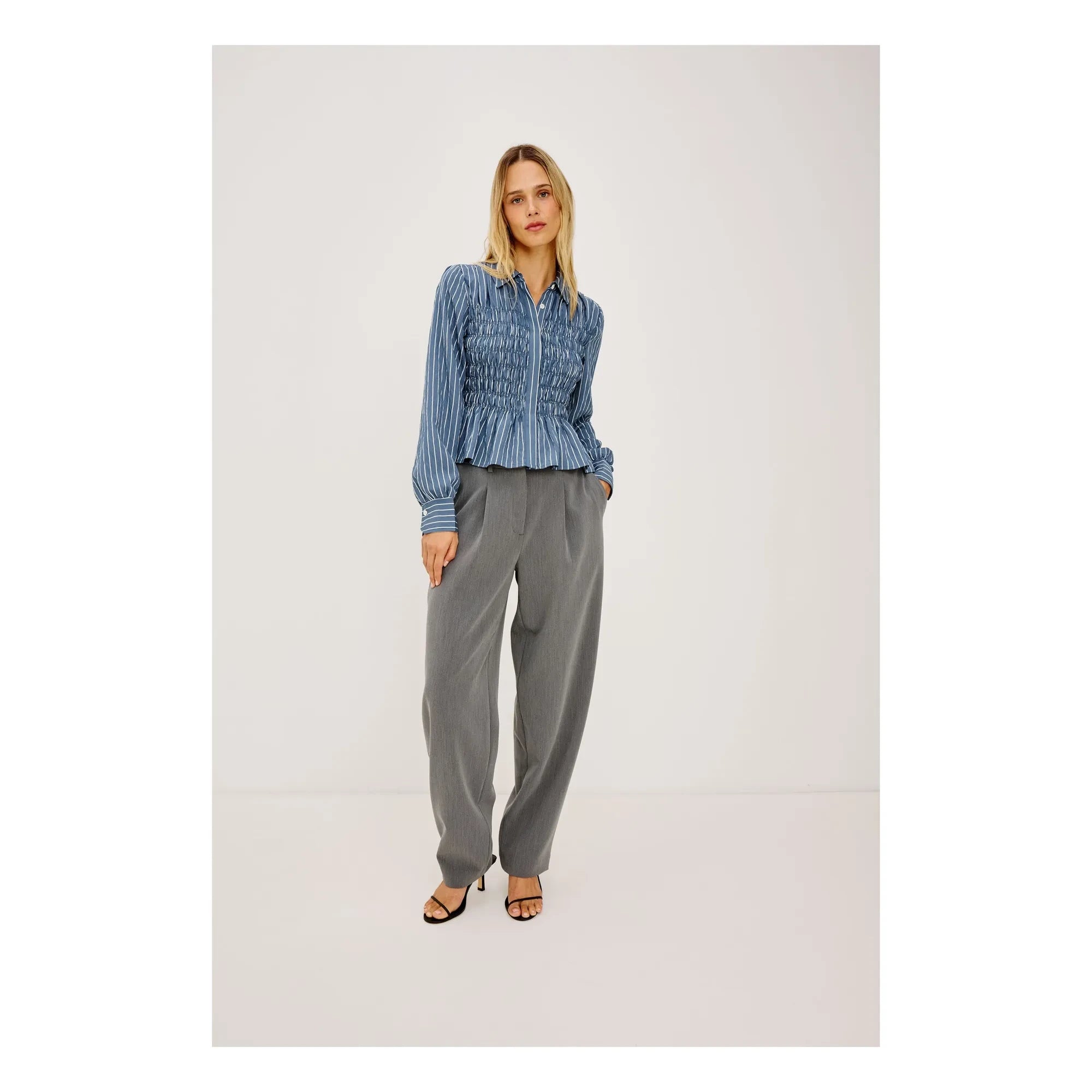 Rails - Bradshaw Çizgili Bluz | Denim Mavisi