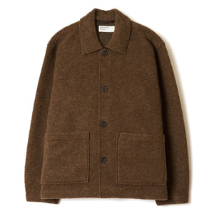 Universal Works - Rams Woll-Overshirt | Braun