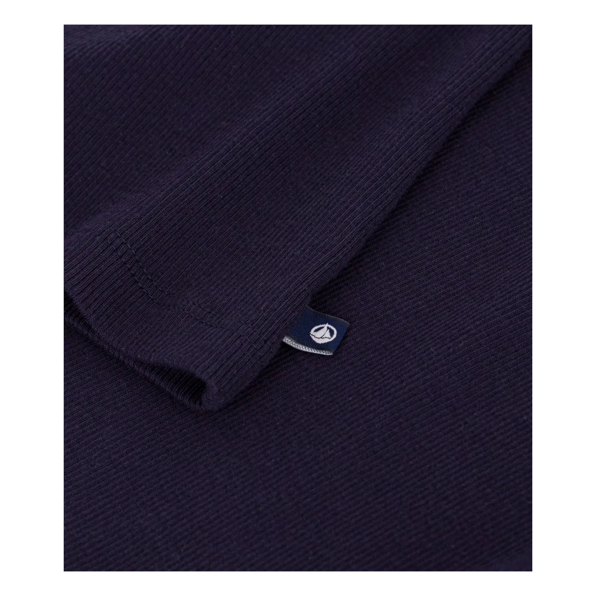 Petit Bateau - İkonik Nervürlü Tişört | Lacivert